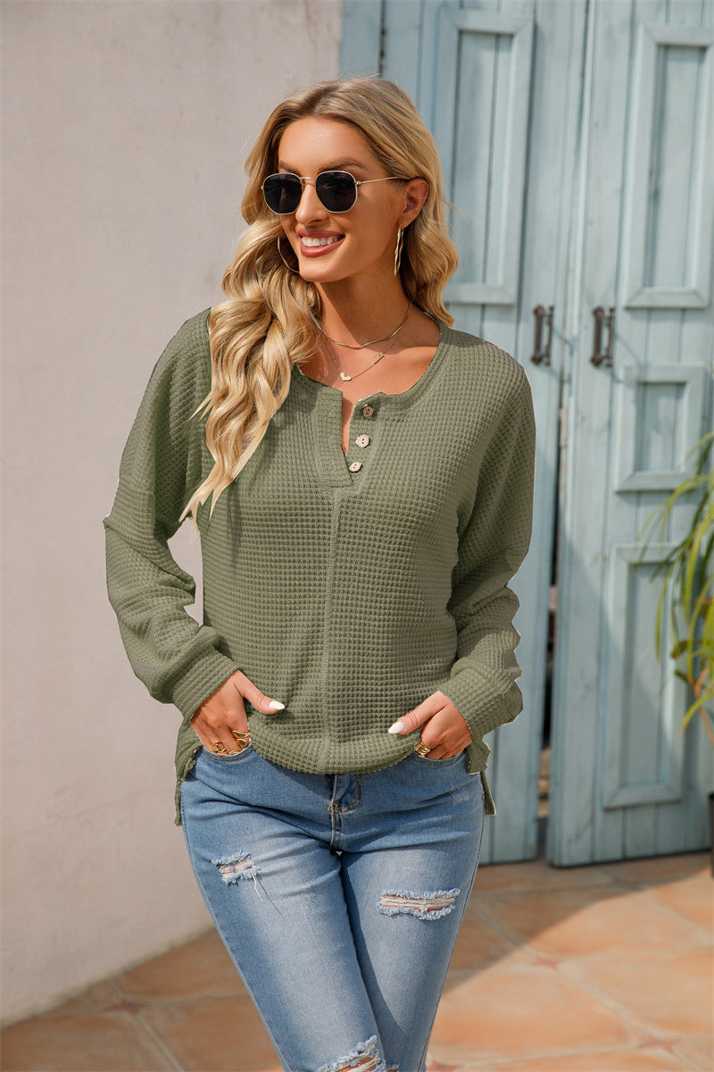 Pull Col Rond Tendance Femme